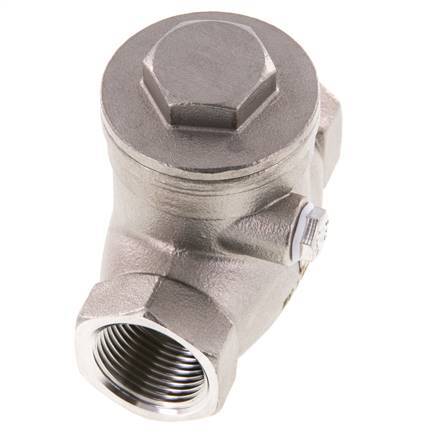 G 3/4'' RVS Swing Terugslagklep 16 Bar (232 Psi) Metalen Afdichting