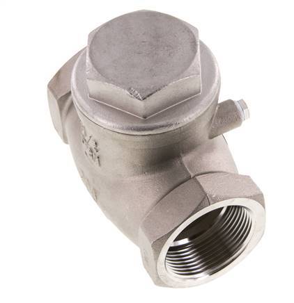 G 1-1/2'' RVS Swing Terugslagklep 16 Bar (232 Psi) Metalen Afdichting