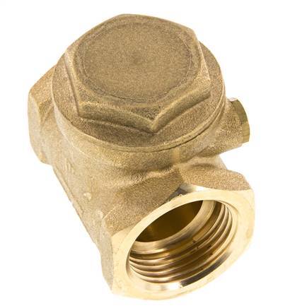 G 1'' Messing Swing Terugslagklep 12 Bar (174 Psi) Metalen Afdichting