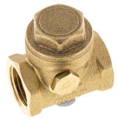 G 1/2'' Messing Swing Terugslagklep 12 Bar (174 Psi) NBR Zachte Seal