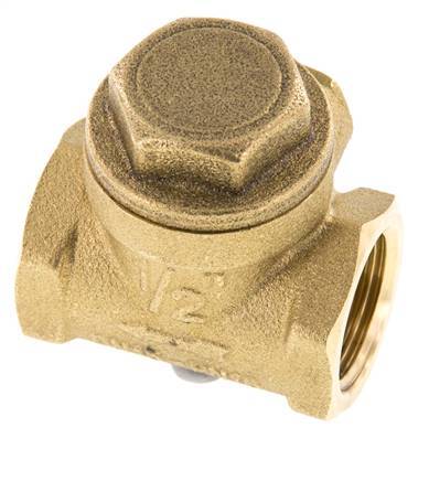 G 1/2'' Messing Swing Terugslagklep 12 Bar (174 Psi) NBR Zachte Seal