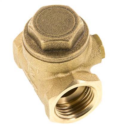 G 1/2'' Messing Swing Terugslagklep 12 Bar (174 Psi) NBR Zachte Seal