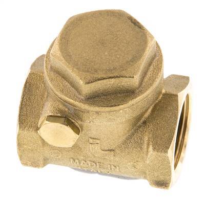 G 3/4'' Messing Swing Terugslagklep 12 Bar (174 Psi) NBR Zachte Dichting