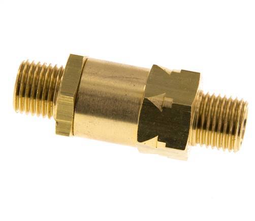 G 1/4'' Male Threaded Brass Check Valve 0.4-40 bar (5.8-580 psi)
