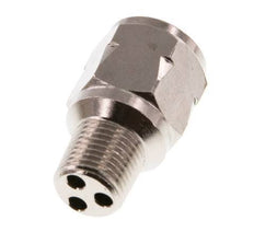 R/Rp 1/8'' M/V Mini Terugslagklep Vernikkeld Messing 10 bar (145 psi) NBR Met Veer