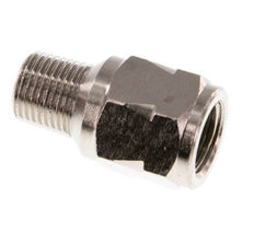 R/Rp 1/8'' M/V Mini Terugslagklep Vernikkeld Messing 10 bar (145 psi) NBR Met Veer