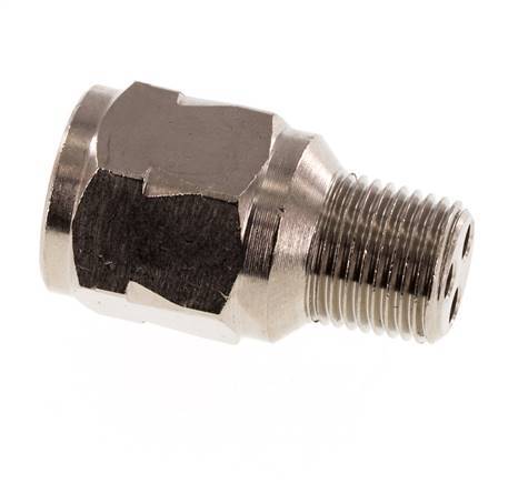 R/Rp 1/8'' M/V Mini Terugslagklep Vernikkeld Messing 10 bar (145 psi) NBR Geen Veer