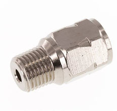 R/Rp 1/4'' M/V Mini Terugslagklep Vernikkeld Messing 10 bar (145 psi) NBR Geen Veer