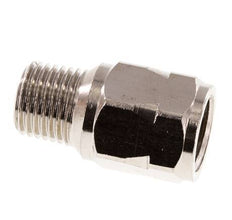 R/Rp 1/4'' M/V Mini Terugslagklep Vernikkeld Messing 10 bar (145 psi) NBR Geen Veer