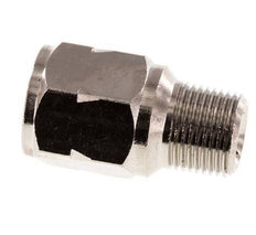 R/Rp 3/8'' M/V Mini Terugslagklep Vernikkeld Messing 10 bar (145 psi) NBR Geen Veer