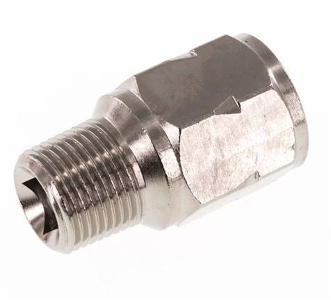 R/Rp 3/8'' M/V Mini Terugslagklep Vernikkeld Messing 10 bar (145 psi) NBR Geen Veer