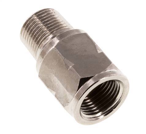 R/Rp 3/8'' M/V Mini Terugslagklep Vernikkeld Messing 10 bar (145 psi) NBR Geen Veer