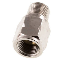 R/Rp 3/8'' M/V Mini Terugslagklep Vernikkeld Messing 10 bar (145 psi) NBR Geen Veer