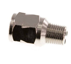 R/Rp 1/8'' M/V Mini Terugslagklep Vernikkeld Messing 10 bar (145 psi) FKM Met Veer