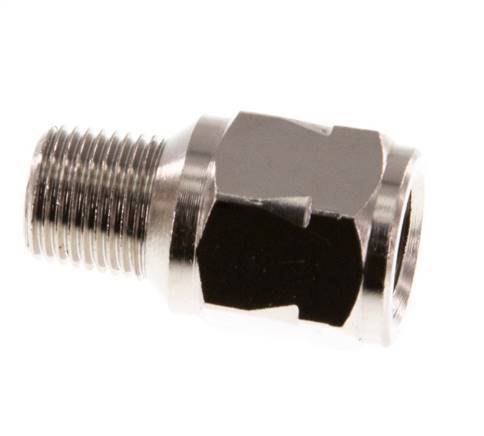 R/Rp 1/8'' M/V Mini Terugslagklep Vernikkeld Messing 10 bar (145 psi) FKM Met Veer