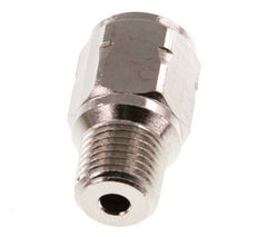 R/Rp 1/4'' M/V Mini Terugslagklep Vernikkeld Messing 10 bar (145 psi) FKM Met Veer