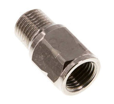 R/Rp 1/4'' M/V Mini Terugslagklep Vernikkeld Messing 10 bar (145 psi) FKM Met Veer