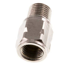 R/Rp 1/4'' M/V Mini Terugslagklep Vernikkeld Messing 10 bar (145 psi) FKM Met Veer