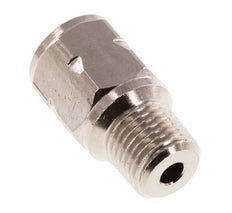 R/Rp 1/4'' M/V Mini Terugslagklep Vernikkeld Messing 10 bar (145 psi) FKM Geen Veer