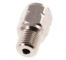 R/Rp 1/4'' M/V Mini Terugslagklep Vernikkeld Messing 10 bar (145 psi) FKM Geen Veer