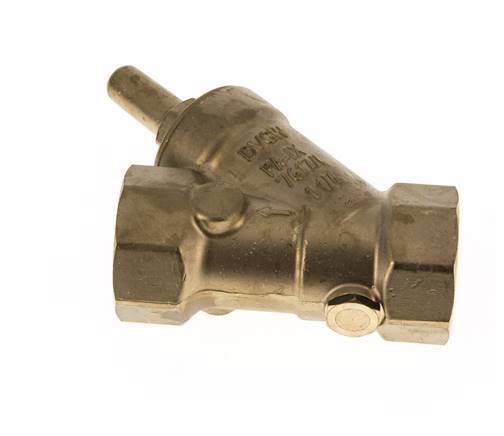 Rp 1-1/4'' Messing Y Terugslagklep 16 bar (232 psi) NBR