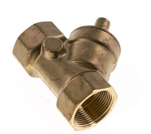 Rp 1-1/4'' Messing Y Terugslagklep 10 bar (145 psi) NBR