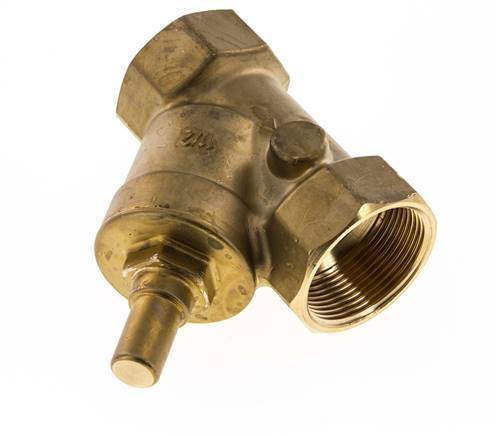 Rp 1-1/2'' Brass Y Check Valve 10 bar (145 psi) NBR