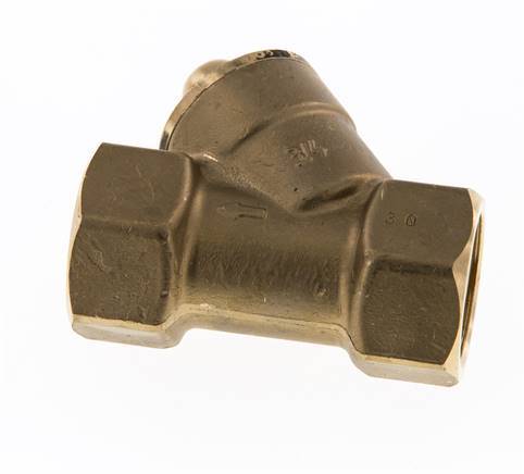 Rp 1-1/4'' Messing Y Terugslagklep 16 bar (232 psi) FKM