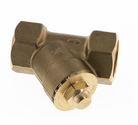 Rp 1-1/4'' Messing Y Terugslagklep 16 bar (232 psi) FKM