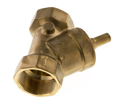 Rp 1-1/2'' Messing Y Terugslagklep 16 bar (232 psi) FKM