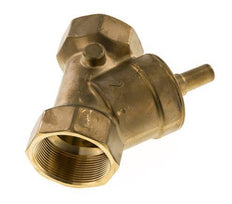 Rp 1-1/2'' Messing Y Terugslagklep 16 bar (232 psi) FKM