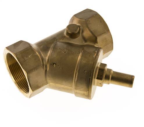 Rp 1-1/2'' Messing Y Terugslagklep 16 bar (232 psi) FKM