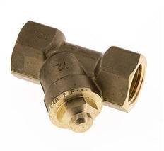 Rp 1/2'' Messing Y Terugslagklep 10 bar (145 psi) FKM