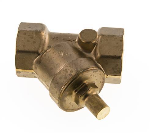 Rp 1-1/4'' Messing Y Terugslagklep 10 bar (145 psi) FKM