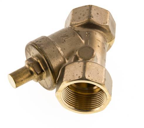 Rp 1-1/4'' Messing Y Terugslagklep 10 bar (145 psi) FKM