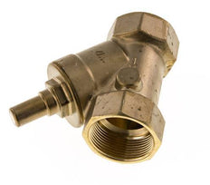 Rp 1-1/2'' Messing Y Terugslagklep 10 bar (145 psi) FKM