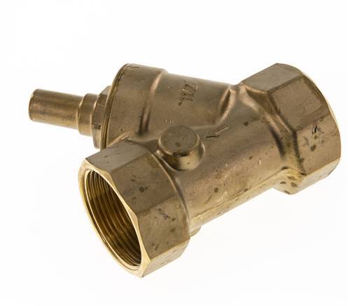 Rp 1-1/2'' Messing Y Terugslagklep 10 bar (145 psi) FKM