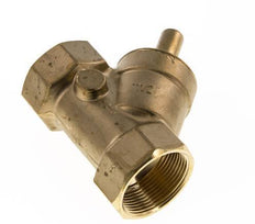 Rp 1-1/2'' Messing Y Terugslagklep 10 bar (145 psi) FKM