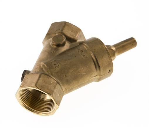 Rp 2'' Messing Y Terugslagklep 10 bar (145 psi) FKM