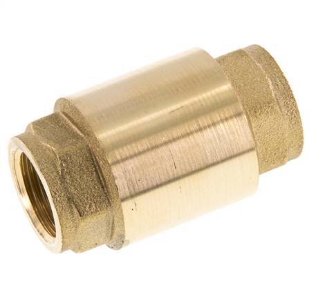 G 1/2'' Brass Check Valve For Vacuum -0.95..25 bar (-13.7..362.5 psi)