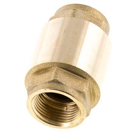 G 3/4'' Brass Check Valve For Vacuum -0.95..25 bar (-13.7..362.5 psi)