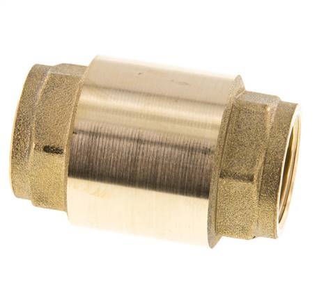 G 3/4'' Brass Check Valve For Vacuum -0.95..25 bar (-13.7..362.5 psi)