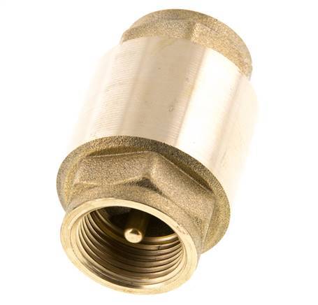G 3/4'' Brass Check Valve For Vacuum -0.95..25 bar (-13.7..362.5 psi)