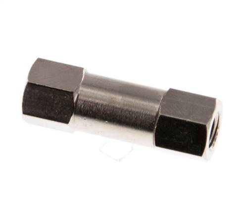 M5 Vernikkeld Messing Terugslagklep 10 bar (145 psi) NBR