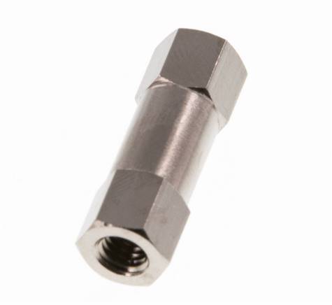 M5 Vernikkeld Messing Terugslagklep 10 bar (145 psi) NBR