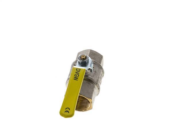 Rp 1 inch 2-Way Oxygen Brass Ball Valve PN 45