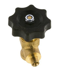G 1/8'' Messing Haakse Kogelkraan 40 bar met Handwiel
