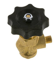 G 1/8'' Messing Haakse Kogelkraan 40 bar met Handwiel