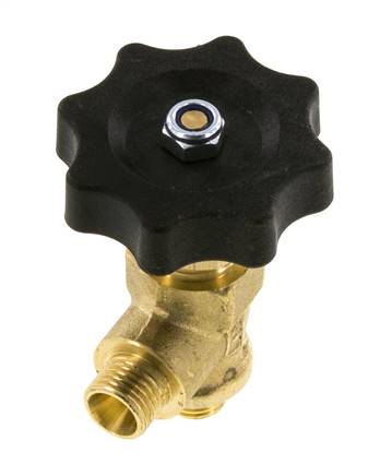 G 1/4'' Messing Haakse Kogelkraan 40 bar met Handwiel