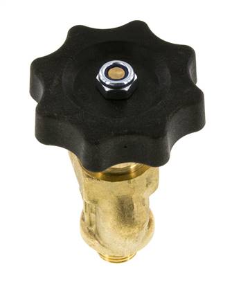 G 1/4'' Messing Haakse Kogelkraan 40 bar met Handwiel